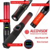 Alcooltest fără muștiuc, termometru, baston semnalizare și lanternă AlcoVisor AlcoTorch V9